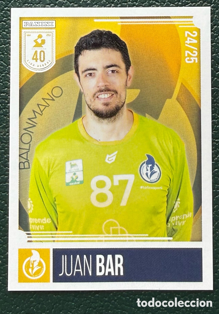 Collezionismo sportivo: 141 JUAN BAR RECOLETAS ATLETICO VALLADOLID PANINI LIGA PLENITUDE ASOBAL 2024 2025 24 25