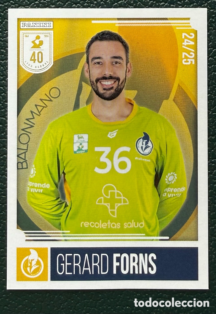 Collezionismo sportivo: 137 GERARD FORNS RECOLETAS ATLETICO VALLADOLID PANINI LIGA PLENITUDE ASOBAL 2024 2025 24 25