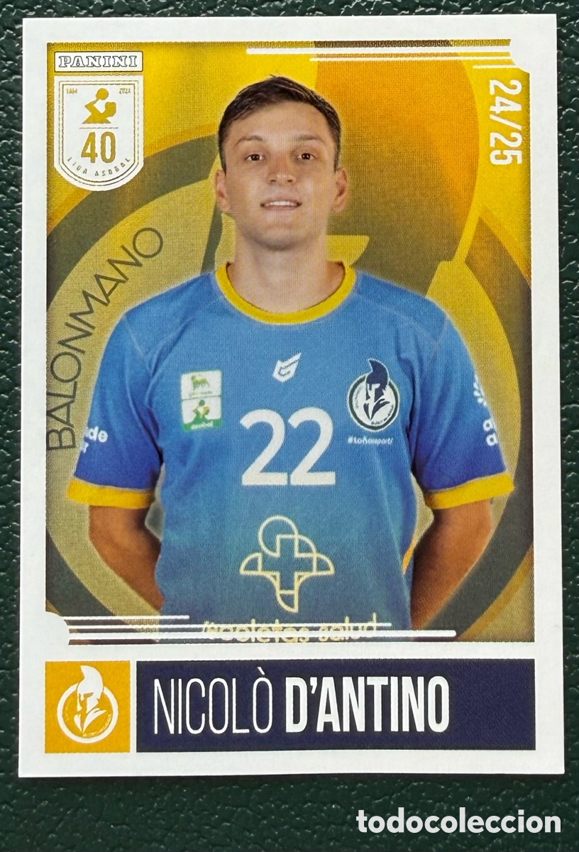 Collezionismo sportivo: 133 NICOLO D'ANTINO RECOLETAS ATLETICO VALLADOLID PANINI LIGA PLENITUDE ASOBAL 2024 2025 24 25