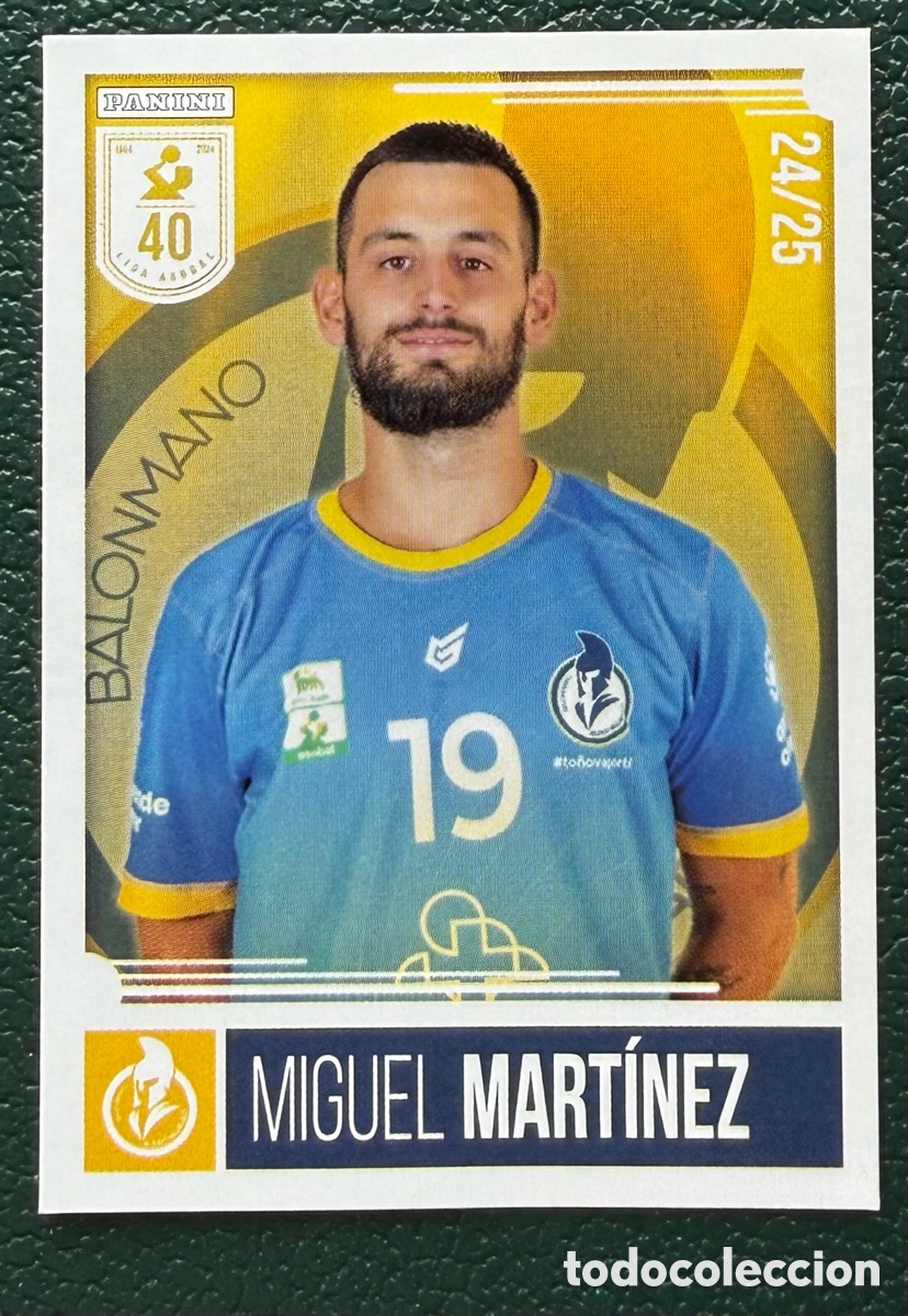 Collezionismo sportivo: 130 MIGUEL MARTINEZ RECOLETAS ATLETICO VALLADOLID PANINI LIGA PLENITUDE ASOBAL 2024 2025 24 25
