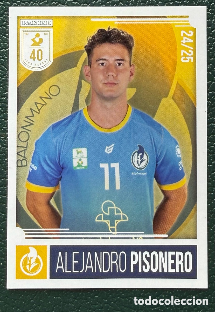 Collezionismo sportivo: 126 ALEJANDRO PISONERO RECOLETAS ATLETICO VALLADOLID PANINI LIGA PLENITUDE ASOBAL 2024 2025 24 25