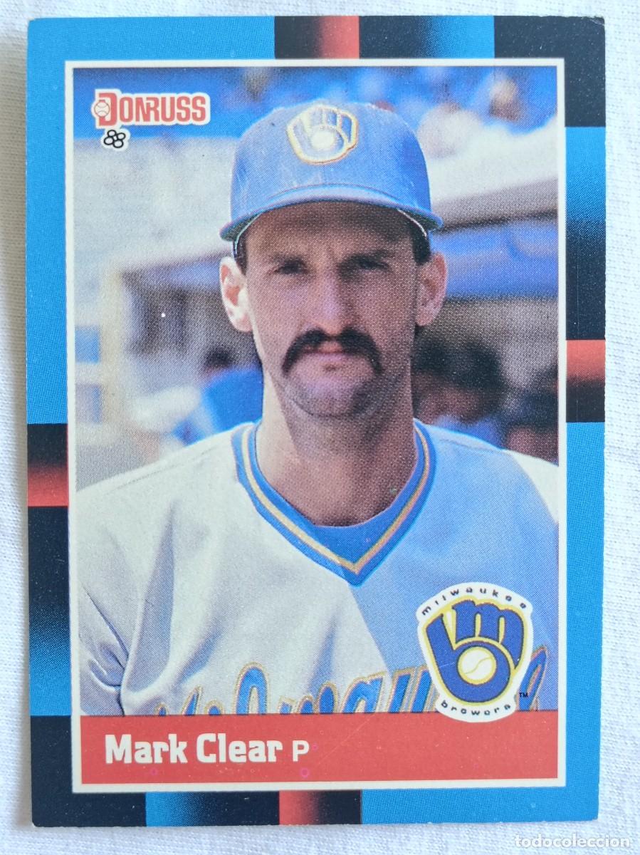 Coleccionismo deportivo: #372 MARK CLEAR (MILWAUKEE BREWERS) BEISBOL MLB 1988 DONRUSS