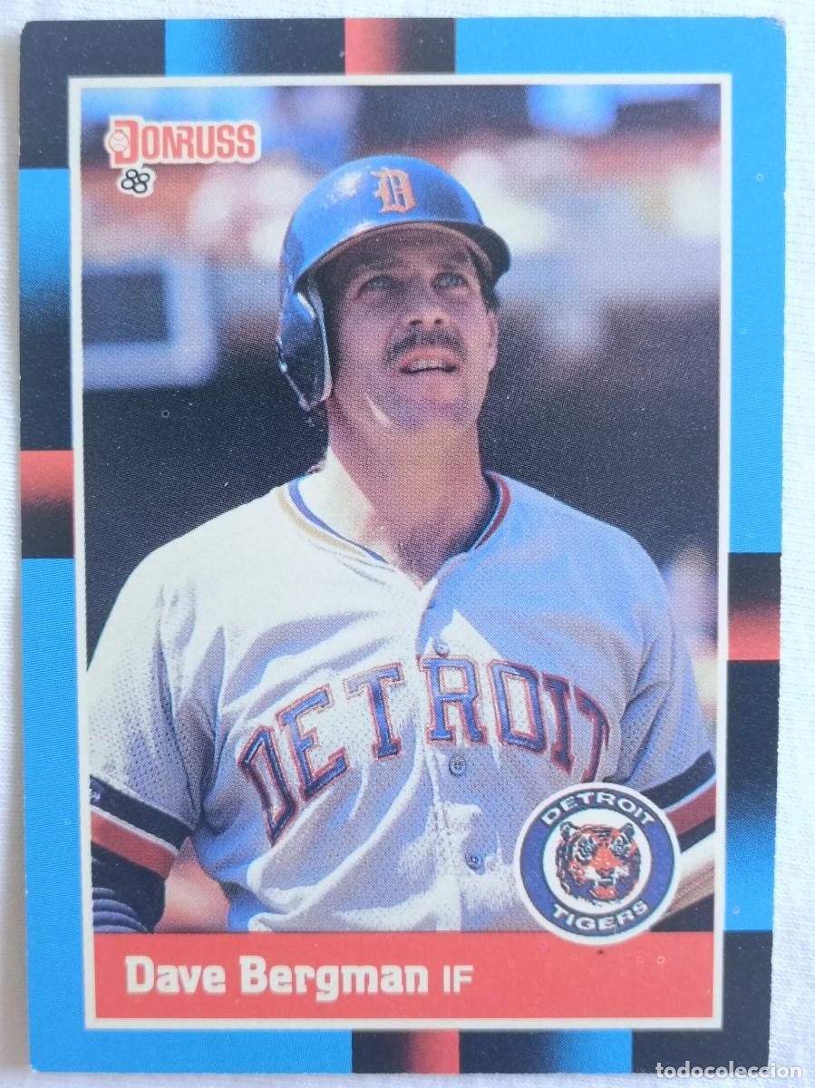 Coleccionismo deportivo: #373 DAVE BERGMAN (DETROIT TIGERS) BEISBOL MLB 1988 DONRUSS