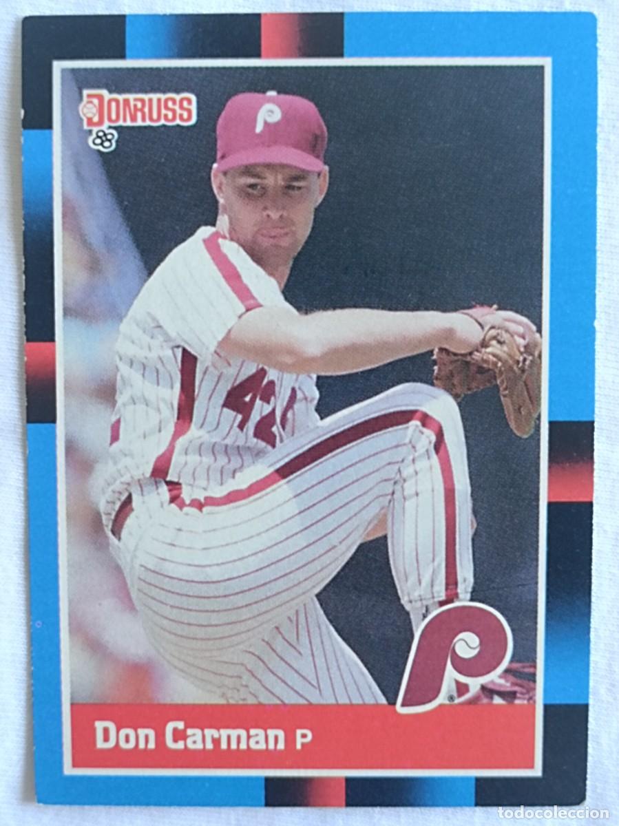 Coleccionismo deportivo: #385 DON CARMAN (PHILADELPHIA PHILLIES) BEISBOL MLB 1988 DONRUSS