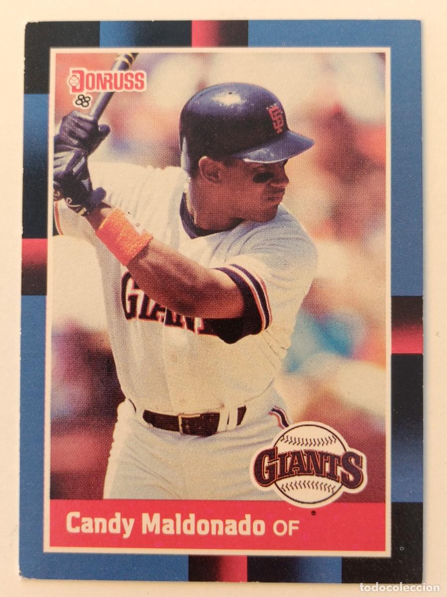 Coleccionismo deportivo: #391 CANDY MALDONADO (SAN FRANCISCO GIANTS) BEISBOL MLB 1988 DONRUSS