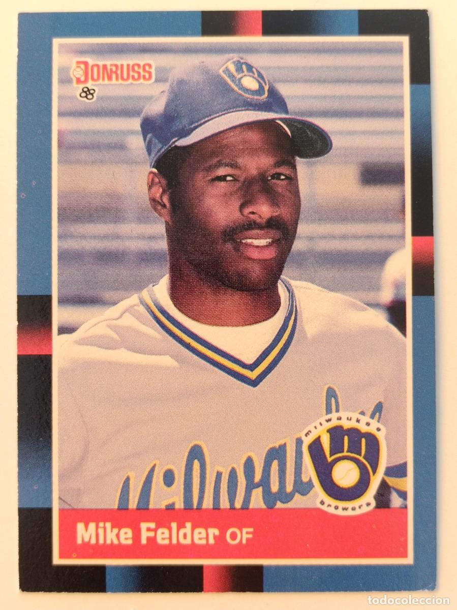 Coleccionismo deportivo: #397 MIKE FELDER (MILWAUKEE BREWERS) BEISBOL MLB 1988 DONRUSS