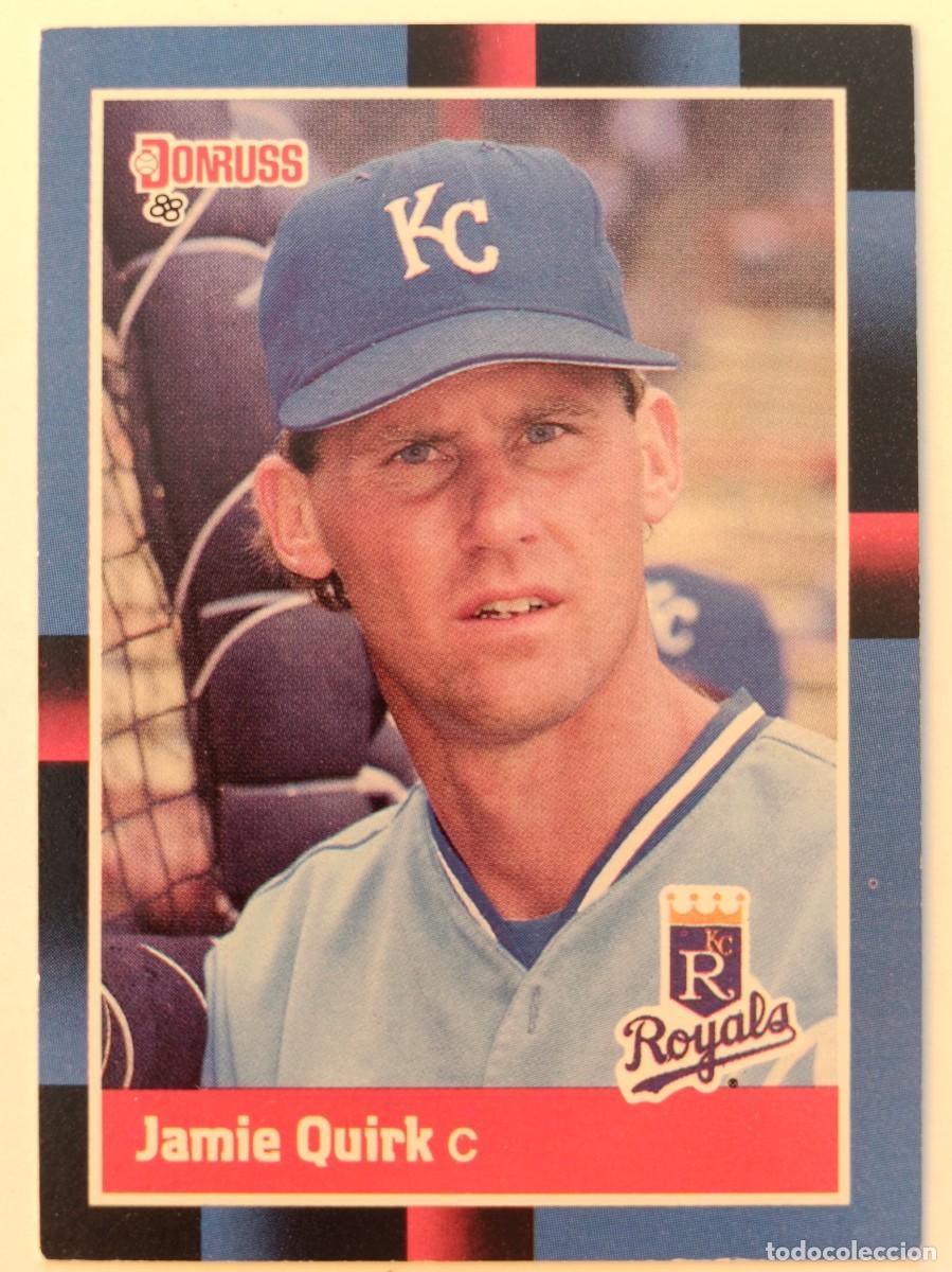 Coleccionismo deportivo: #404 JAMIE QUIRK (KANSAS CITY ROYALS) BEISBOL MLB 1988 DONRUSS