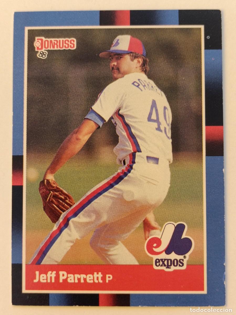 Coleccionismo deportivo: #406 JEFF PARRETT (MONTREAL EXPOS) BEISBOL MLB 1988 DONRUSS