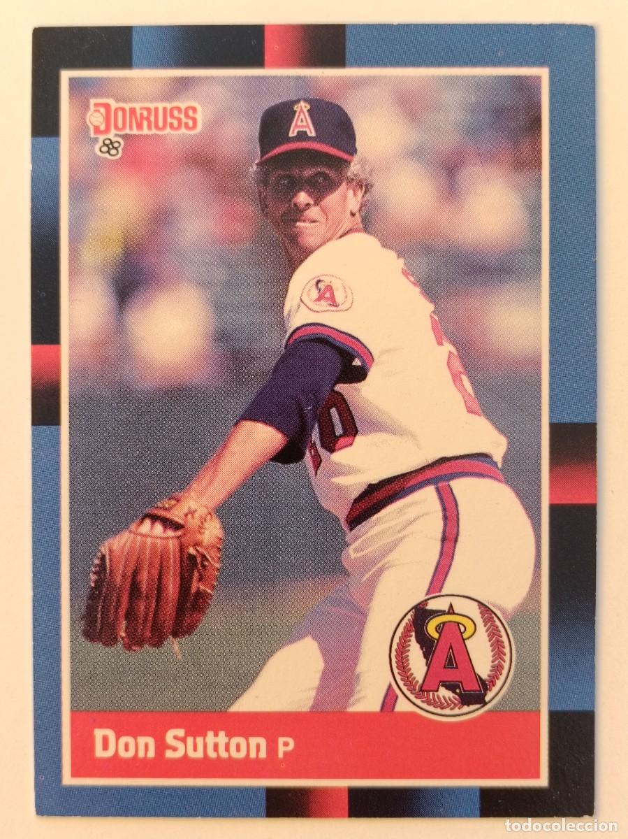 Coleccionismo deportivo: #407 DON SUTTON (CALIFORNIA ANGELS) BEISBOL MLB 1988 DONRUSS