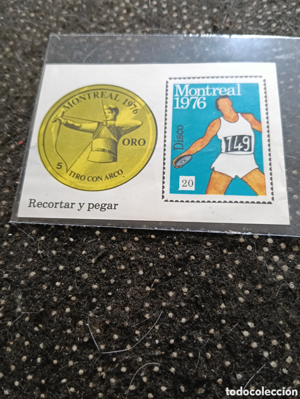 Coleccionismo deportivo: Cromo Montreal 1976 , recortar y pegar