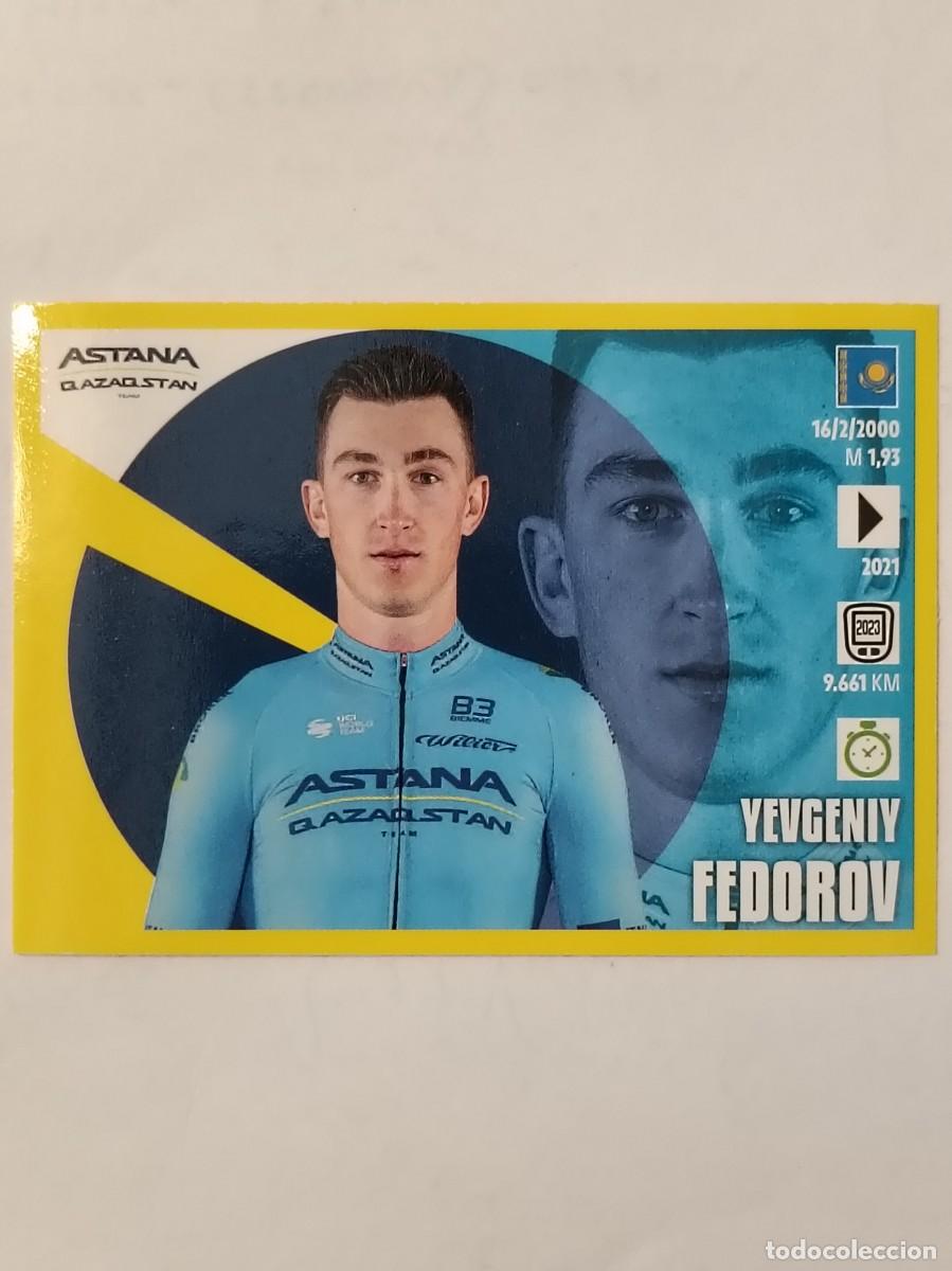 Coleccionismo deportivo: #55 YEVGENIY FEDOROV (ASTANA QAZAQSTAN TEAM) TOUR FRANCIA 2024 PANINI