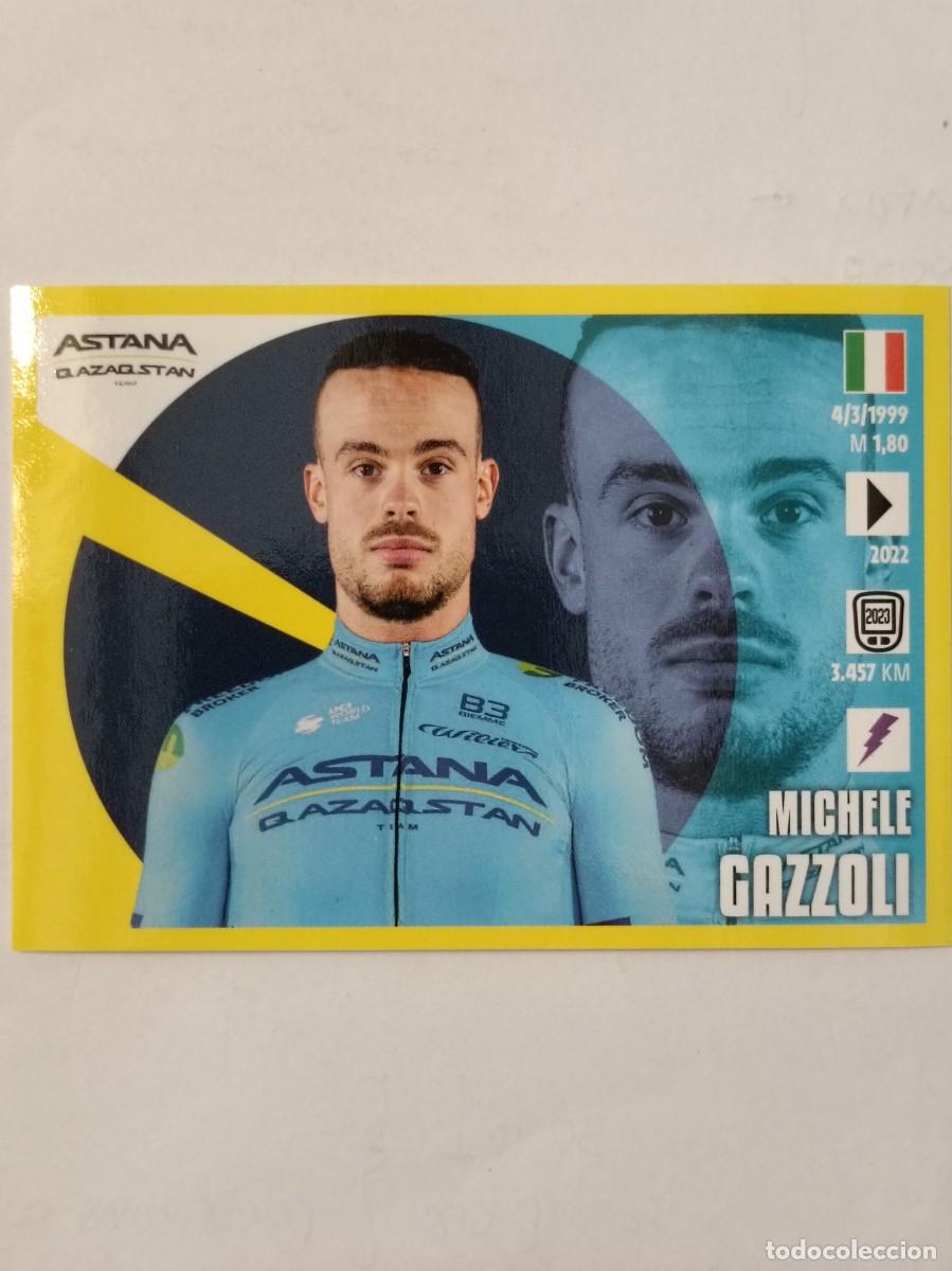 Coleccionismo deportivo: #62 MICHELE GAZZOLI (ASTANA QAZAQSTAN TEAM) TOUR FRANCIA 2024 PANINI