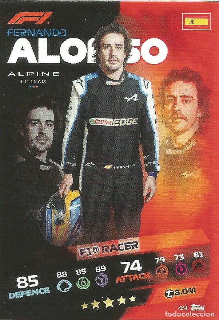 Coleccionismo deportivo: Carta Fernando Alonso - Alpine F1 Team - F1 Racer - F1 Turbo Attax 2021 - 49 - Topps - Nueva