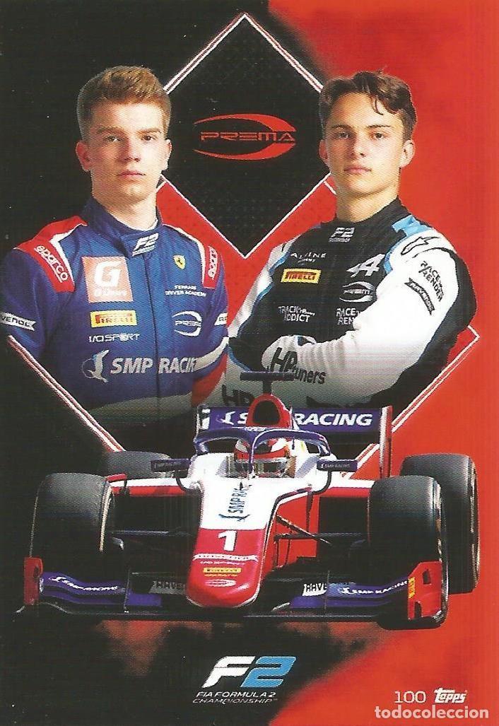 Coleccionismo deportivo: Carta Prema - Shwartzman & Piastri - F2 - F1 Turbo Attax 2021 - 100 - Topps - Nueva