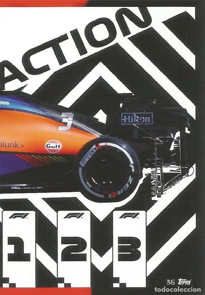 Coleccionismo deportivo: Carta McLaren - F1 Car Puzzle Rear - F1 Turbo Attax 2021 - 36 - Card Cards Topps - Nueva