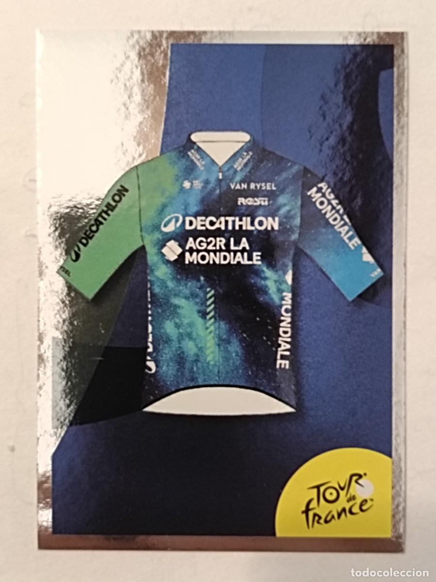 Coleccionismo deportivo: #121 MAILLOT (DECATHLON AG2R LA MONDIALE TEAM) TOUR FRANCIA 2024 PANINI