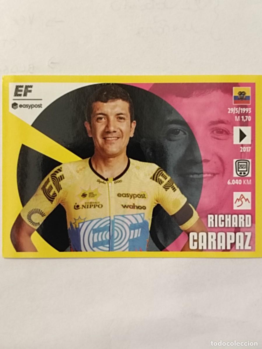 Coleccionismo deportivo: #124 RICHARD CARAPAZ (EF EDUCATION-EASYPOST) TOUR FRANCIA 2024 PANINI
