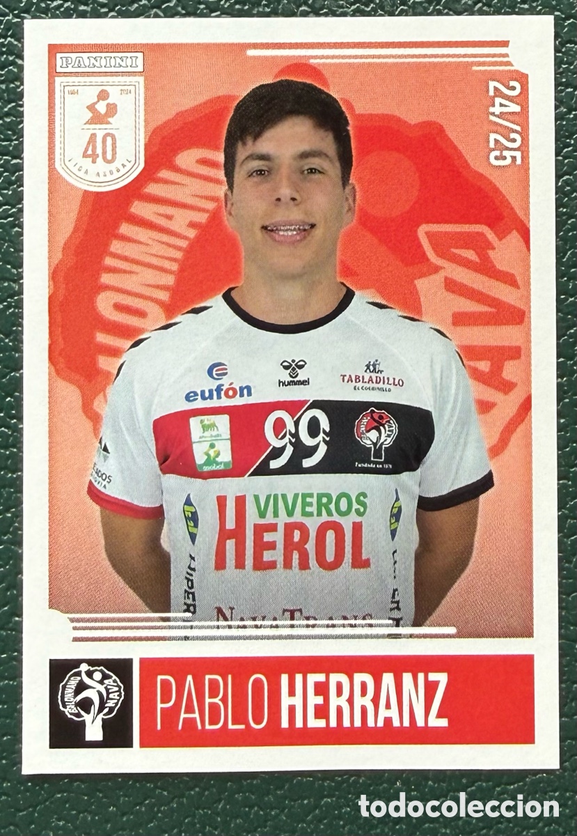 Coleccionismo deportivo: 121 PABLO HERRANZ VIVEROS HEROL BM NAVA PANINI LIGA PLENITUDE ASOBAL 2024 2025 24 25