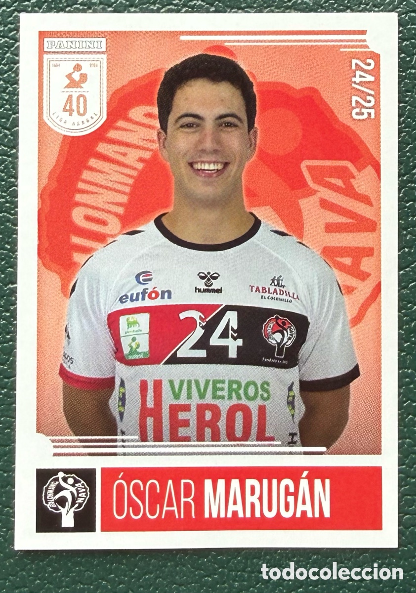 Coleccionismo deportivo: 115 OSCAR MARUGAN VIVEROS HEROL BM NAVA PANINI LIGA PLENITUDE ASOBAL 2024 2025 24 25