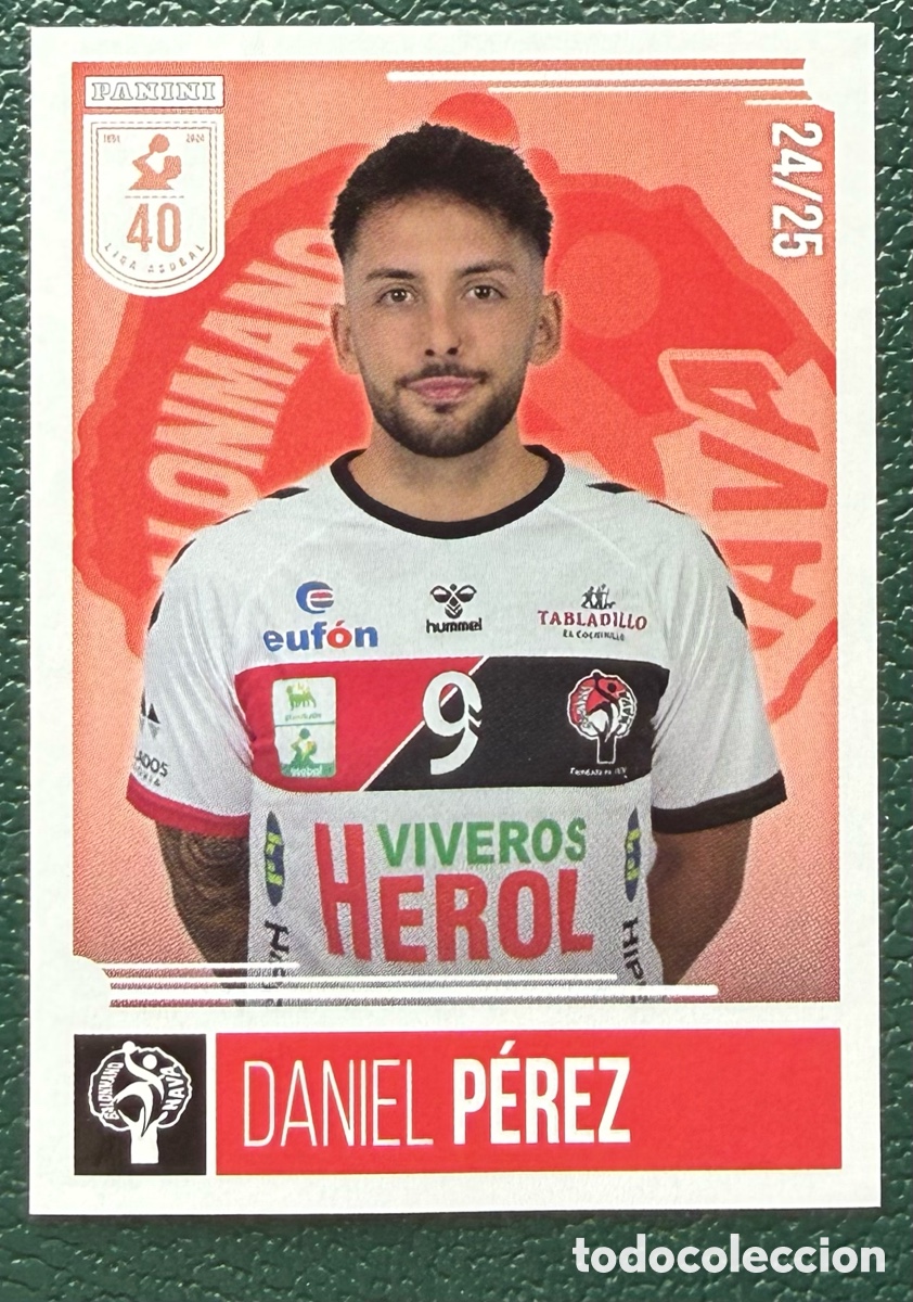 Sports collectibles: 108 DANIEL PEREZ VIVEROS HEROL BM NAVA PANINI LIGA PLENITUDE ASOBAL 2024 2025 24 25