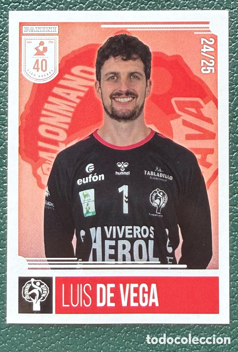 Sports collectibles: 104 LUIS DE VEGA VIVEROS HEROL BM NAVA PANINI LIGA PLENITUDE ASOBAL 2024 2025 24 25