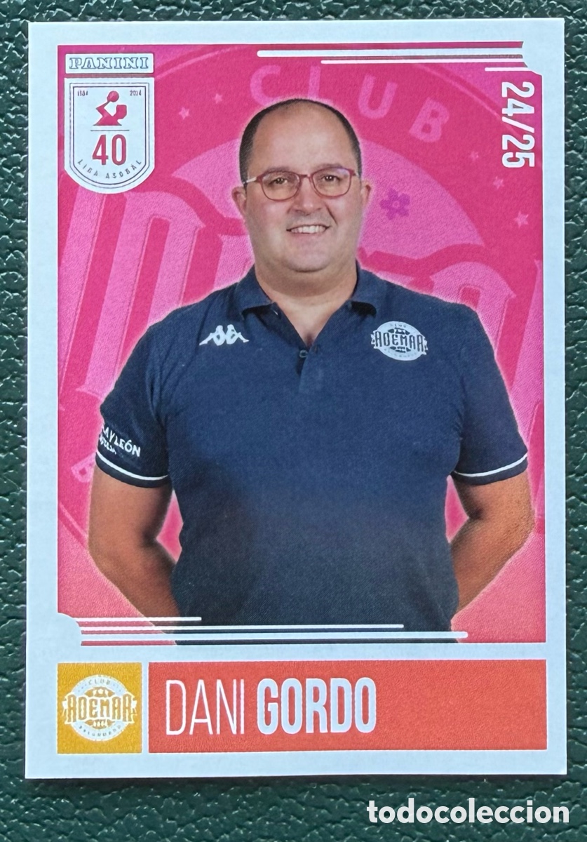 Coleccionismo deportivo: 102 DANI GORDO ABANCA ADEMAR LEON PANINI LIGA PLENITUDE ASOBAL 2024 2025 24 25