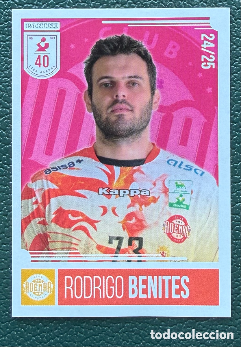 Coleccionismo deportivo: 100 RODRIGO BENITES ABANCA ADEMAR LEON PANINI LIGA PLENITUDE ASOBAL 2024 2025 24 25