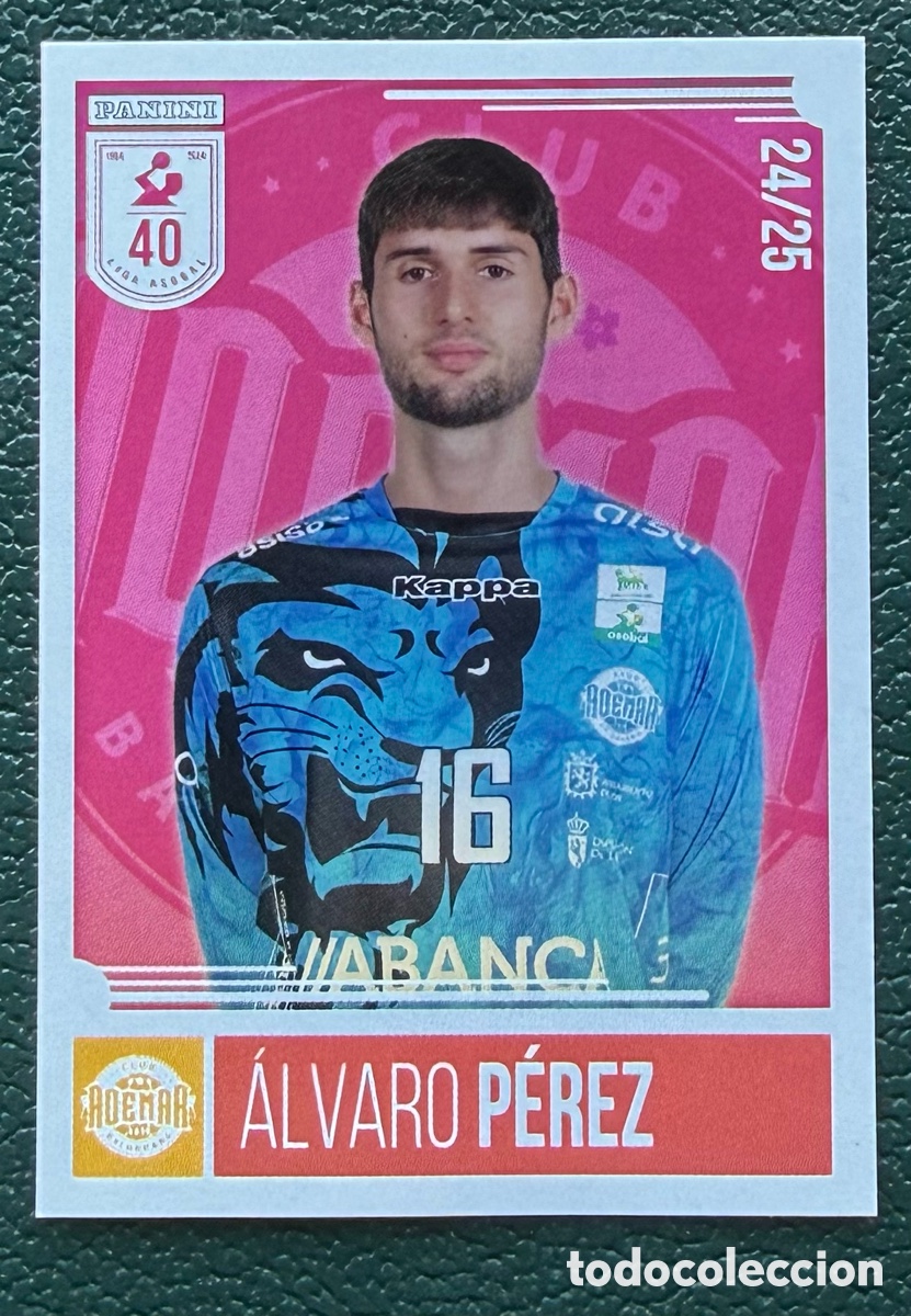 Coleccionismo deportivo: 93 ALVARO PEREZ ABANCA ADEMAR LEON PANINI LIGA PLENITUDE ASOBAL 2024 2025 24 25