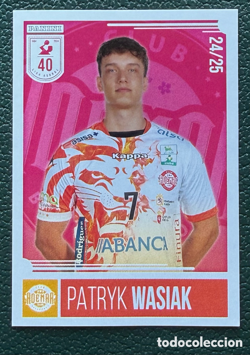 Coleccionismo deportivo: 87 PATRYK WASIAK ABANCA ADEMAR LEON PANINI LIGA PLENITUDE ASOBAL 2024 2025 24 25