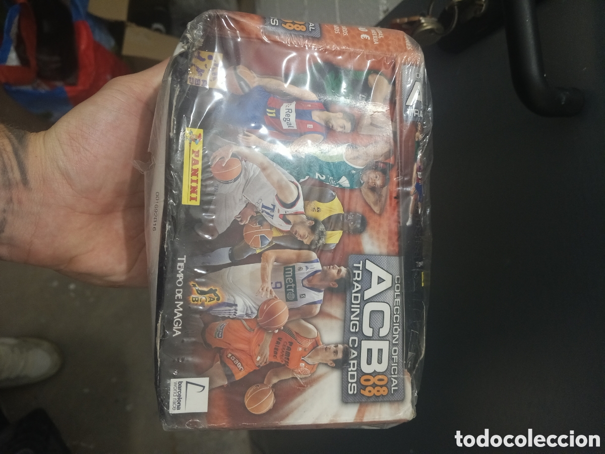 Coleccionismo deportivo: CAJA SIN ABRIR CON 36 SOBRES CARDS ACB 08 09