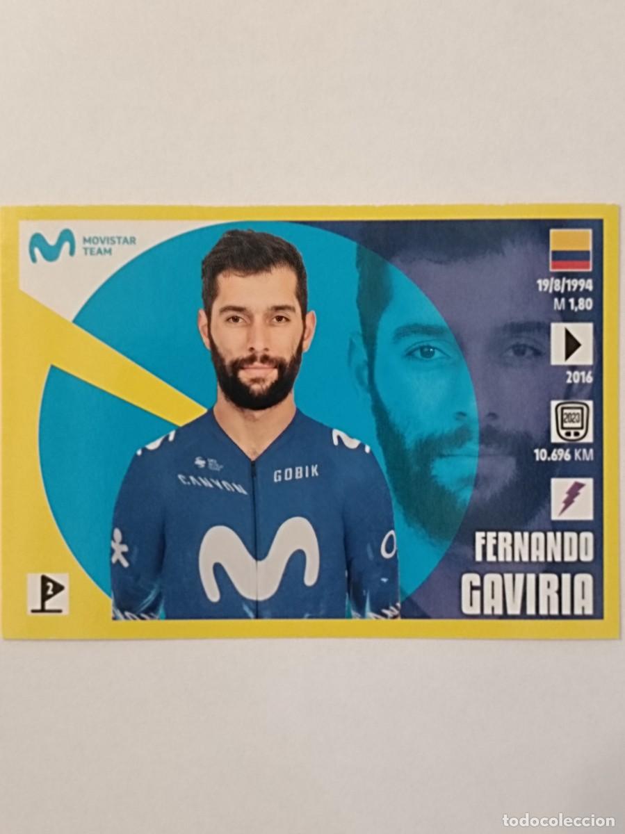 Coleccionismo deportivo: #227 FERNANDO GAVIRIA (MOVISTAR TEAM) TOUR FRANCIA 2024 PANINI