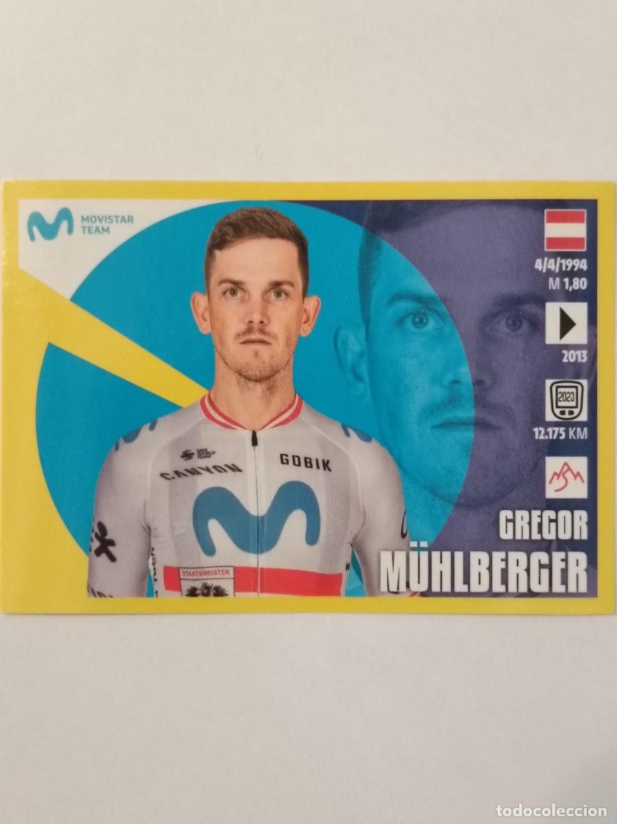 Coleccionismo deportivo: #229 GREGOR MUHLBERGER (MOVISTAR TEAM) TOUR FRANCIA 2024 PANINI