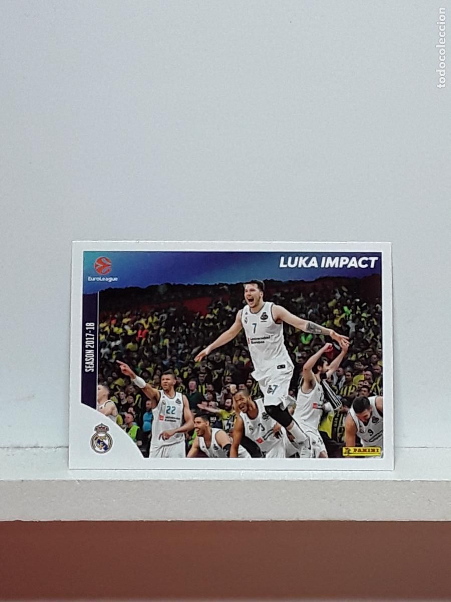 Coleccionismo deportivo: EUROLIGA 2025 2026 EUROLEAGUE 25 26 CROMO PANINI BALONCESTO N 437 REAL MADRID LUKA IMPACT DONCIC