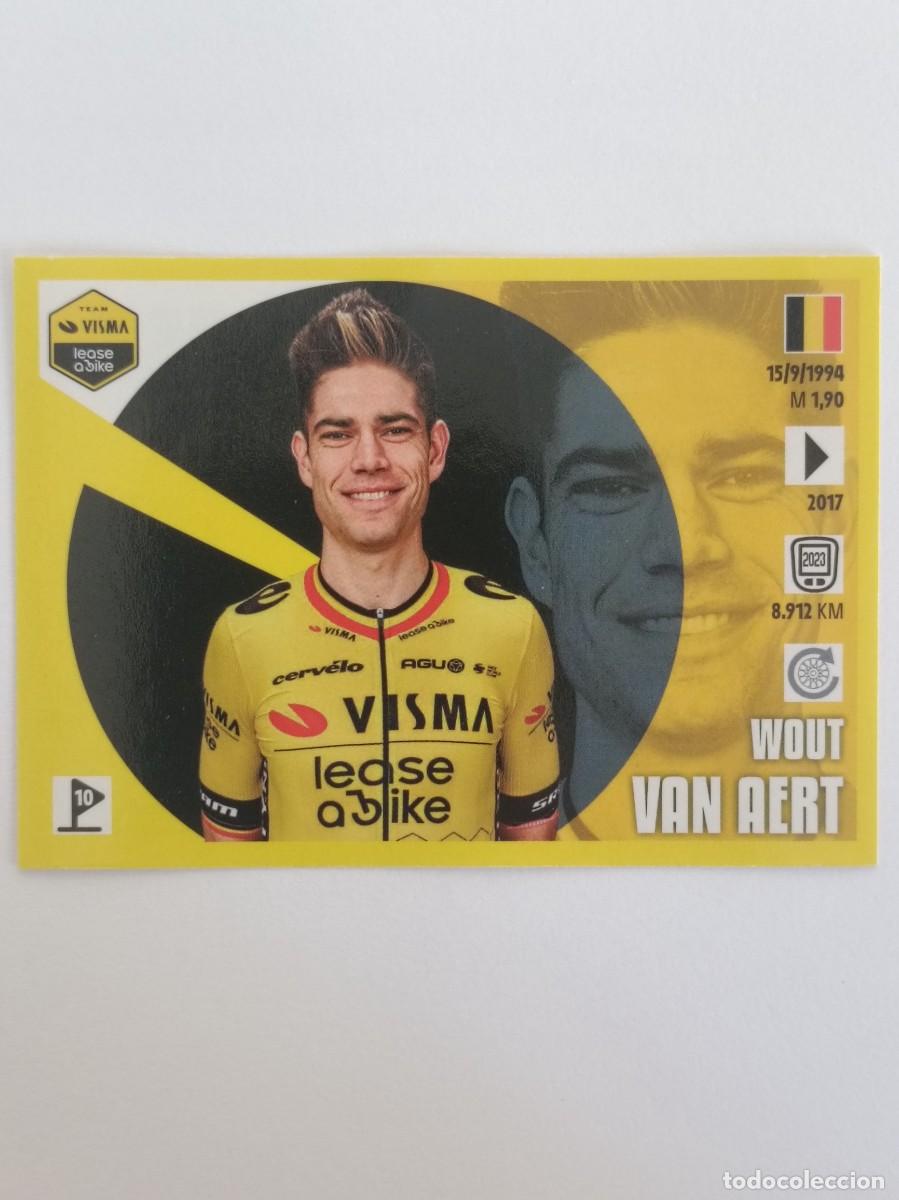 Sammelleidenschaft Sport: #282 WOUT VAN AERT (TEAM VISMA-LEASE A BIKE) TOUR FRANCIA 2024 PANINI