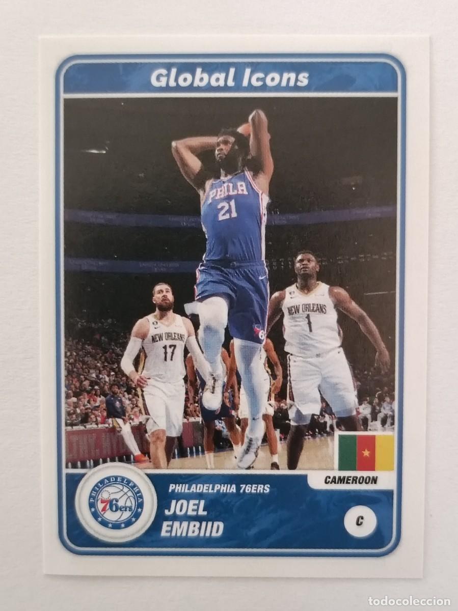 Coleccionismo deportivo: #65 JOEL EMBIID (GLOBAL ICONS) BALONCESTO NBA 2023 PANINI