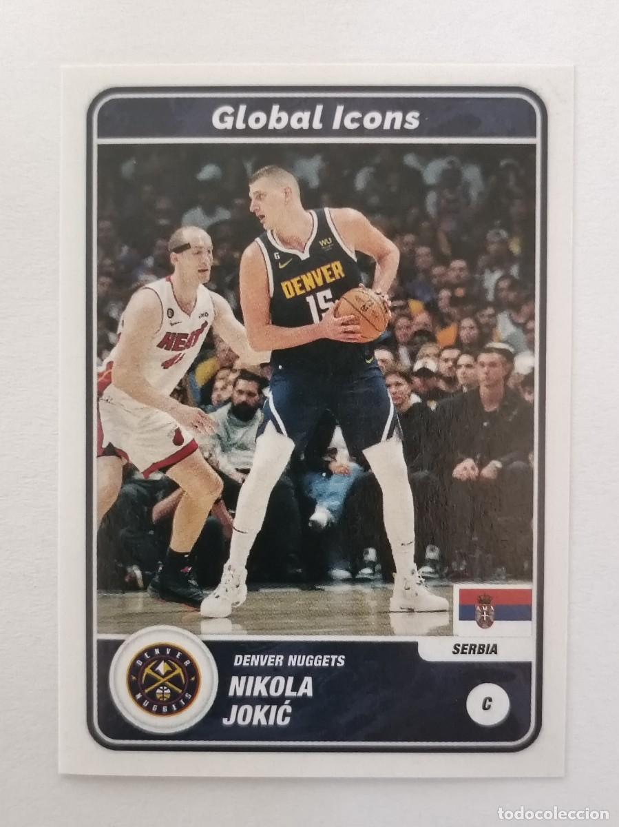 Coleccionismo deportivo: #68 NIKOLA JOKIC (GLOBAL ICONS) BALONCESTO NBA 2023 PANINI