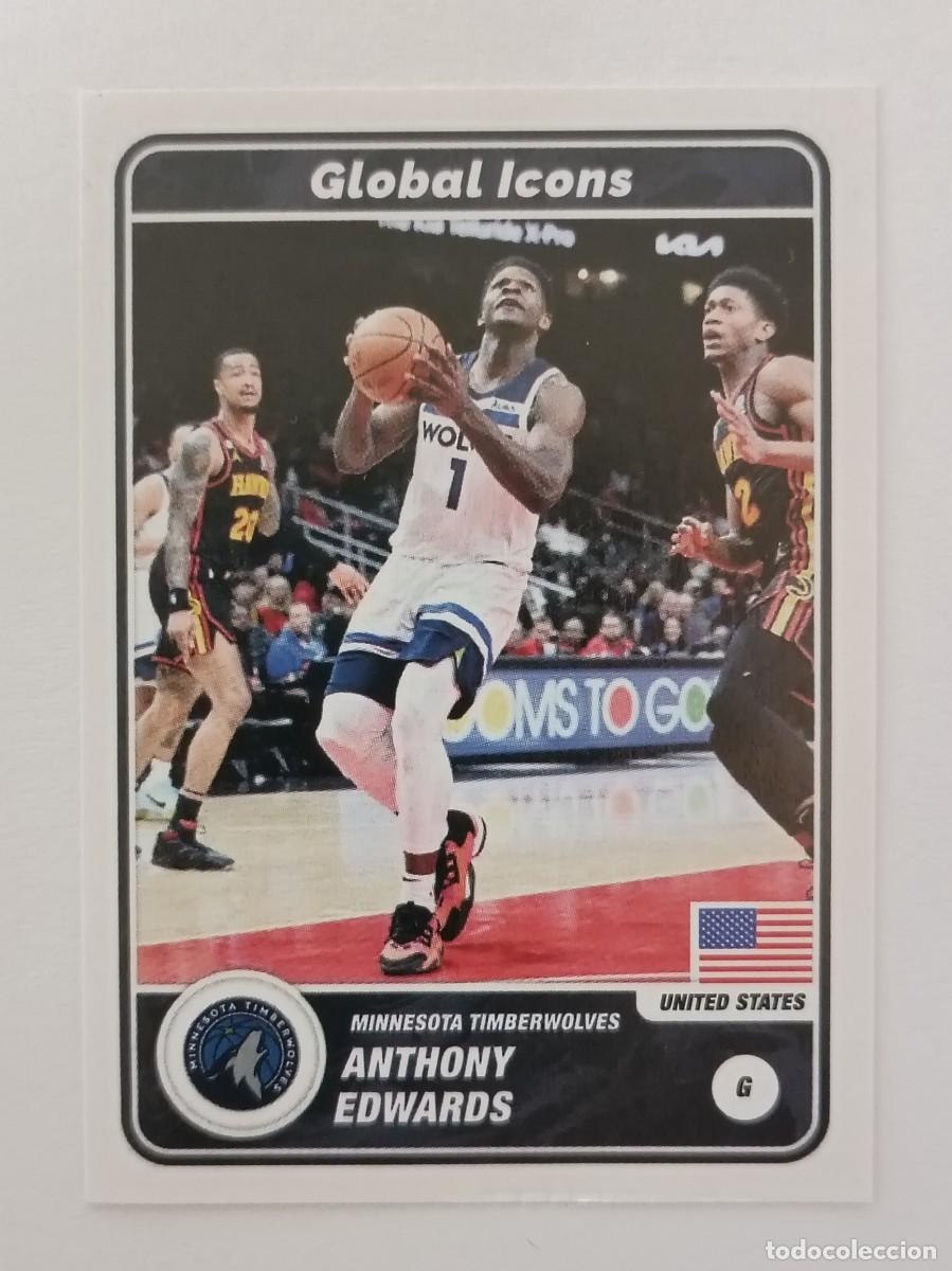 Coleccionismo deportivo: #72 ANTHONY EDWARDS (GLOBAL ICONS) BALONCESTO NBA 2023 PANINI