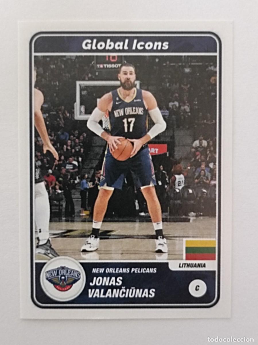 Coleccionismo deportivo: #73 JONAS VALANCIUNAS (GLOBAL ICONS) BALONCESTO NBA 2023 PANINI