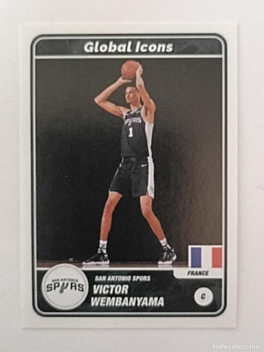 Coleccionismo deportivo: #77 VICTOR WEMBANYAMA (GLOBAL ICONS) BALONCESTO NBA 2023 PANINI