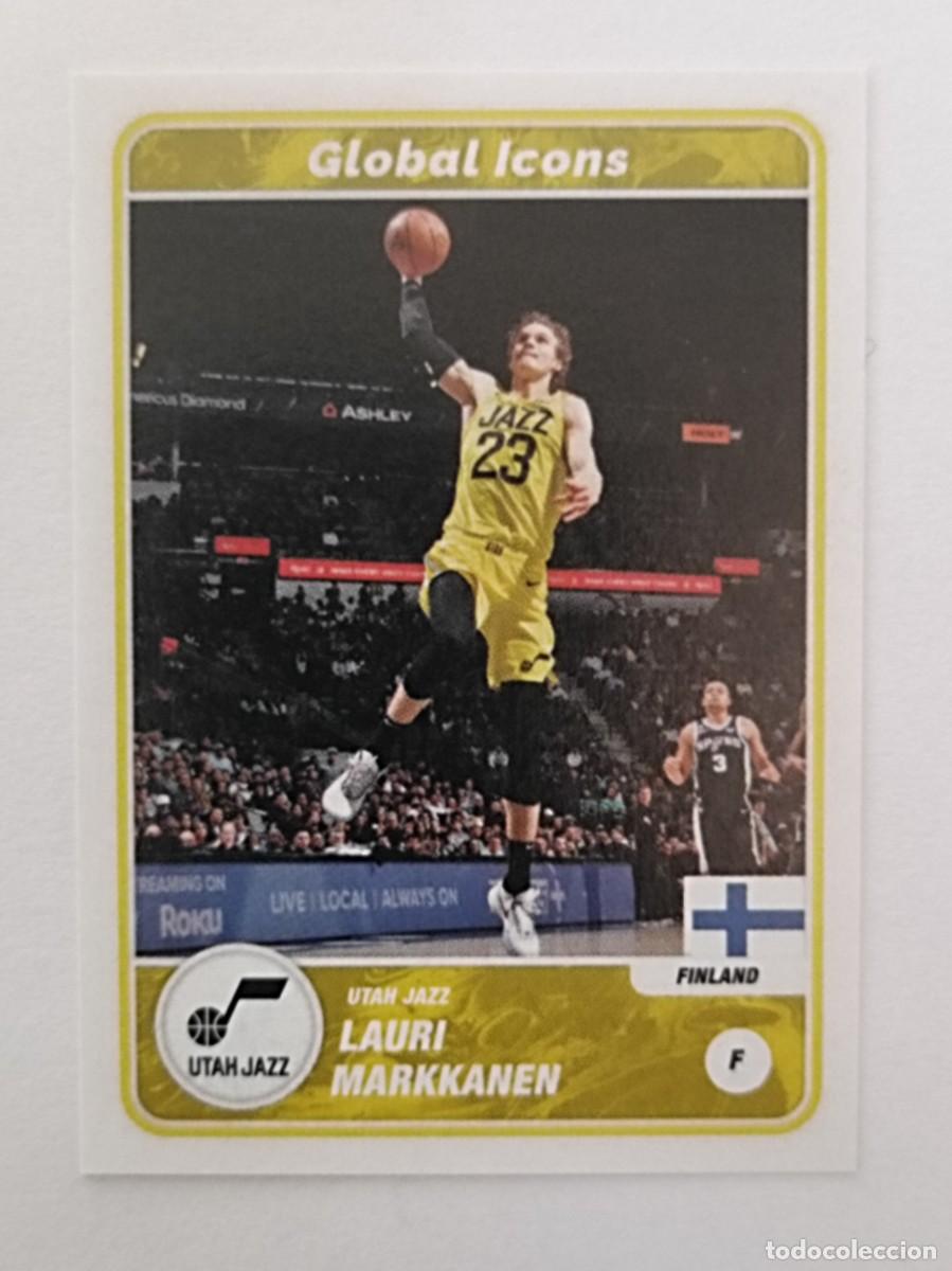 Coleccionismo deportivo: #78 LAURI MARKKANEN (GLOBAL ICONS) BALONCESTO NBA 2023 PANINI