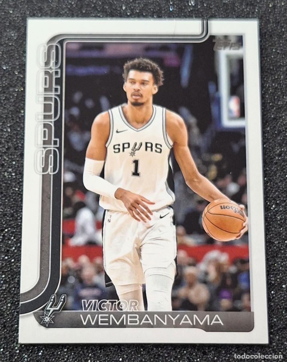 Coleccionismo deportivo: Victor Wembanyama San Antonio Spurs Topps Basketball 2025-26 #195