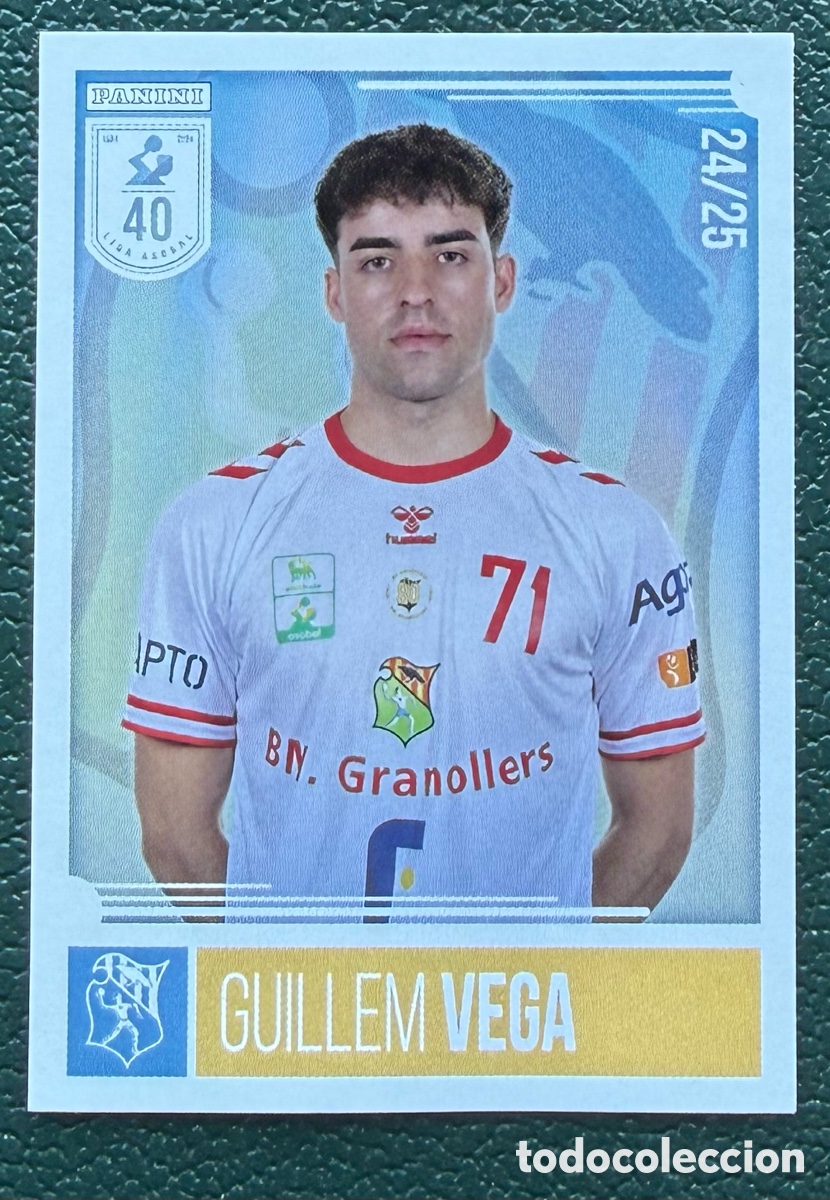 Coleccionismo deportivo: 59 GUILLEM VEGA FRAIKIN BM GRANOLLERS PANINI LIGA PLENITUDE ASOBAL 2024 2025 24 25