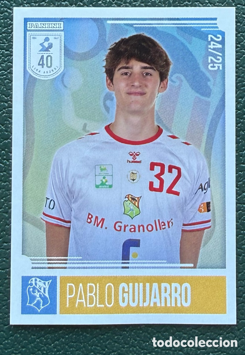 Coleccionismo deportivo: 54 PABLO GUIJARRO FRAIKIN BM GRANOLLERS PANINI LIGA PLENITUDE ASOBAL 2024 2025 24 25