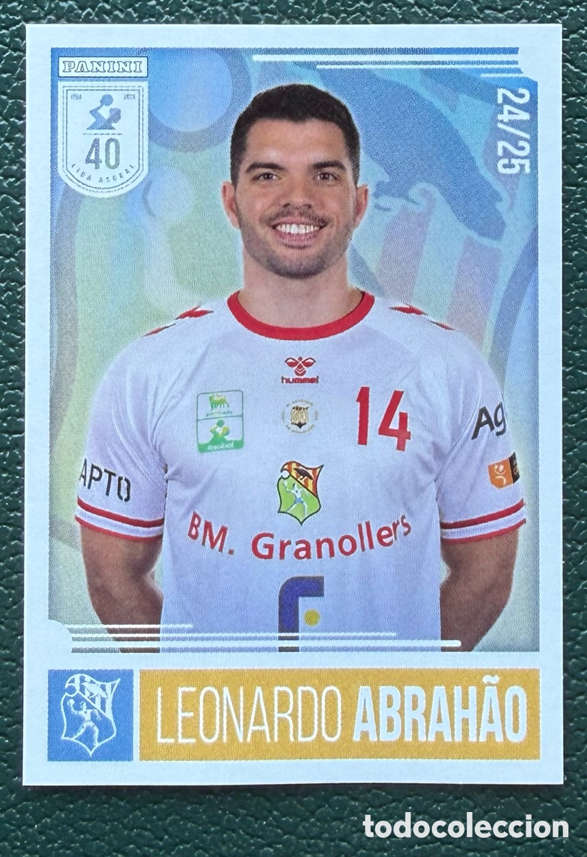 Coleccionismo deportivo: 52 LEONARDO ABRAHAO FRAIKIN BM GRANOLLERS PANINI LIGA PLENITUDE ASOBAL 2024 2025 24 25
