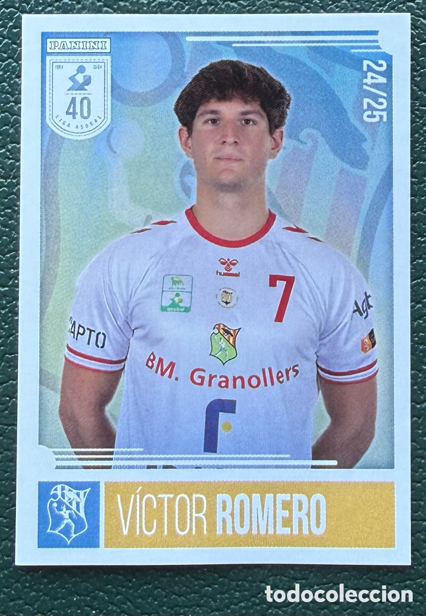 Coleccionismo deportivo: 48 VICTOR ROMERO FRAIKIN BM GRANOLLERS PANINI LIGA PLENITUDE ASOBAL 2024 2025 24 25