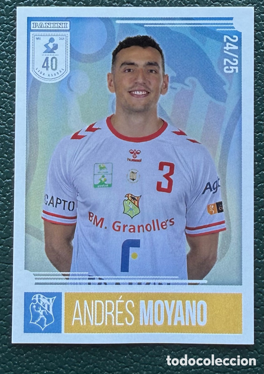 Coleccionismo deportivo: 45 ANDRES MOYANO FRAIKIN BM GRANOLLERS PANINI LIGA PLENITUDE ASOBAL 2024 2025 24 25