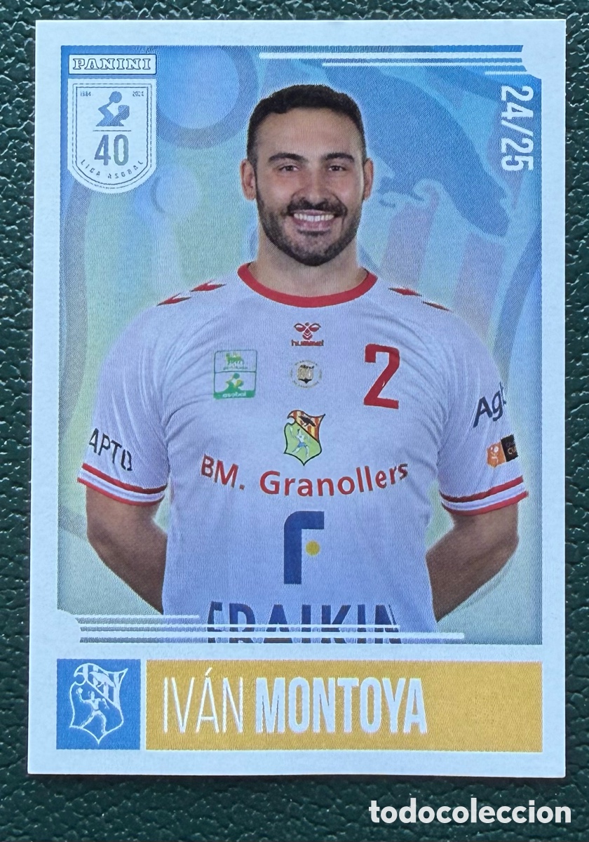 Coleccionismo deportivo: 44 IVAN MONTOYA FRAIKIN BM GRANOLLERS PANINI LIGA PLENITUDE ASOBAL 2024 2025 24 25