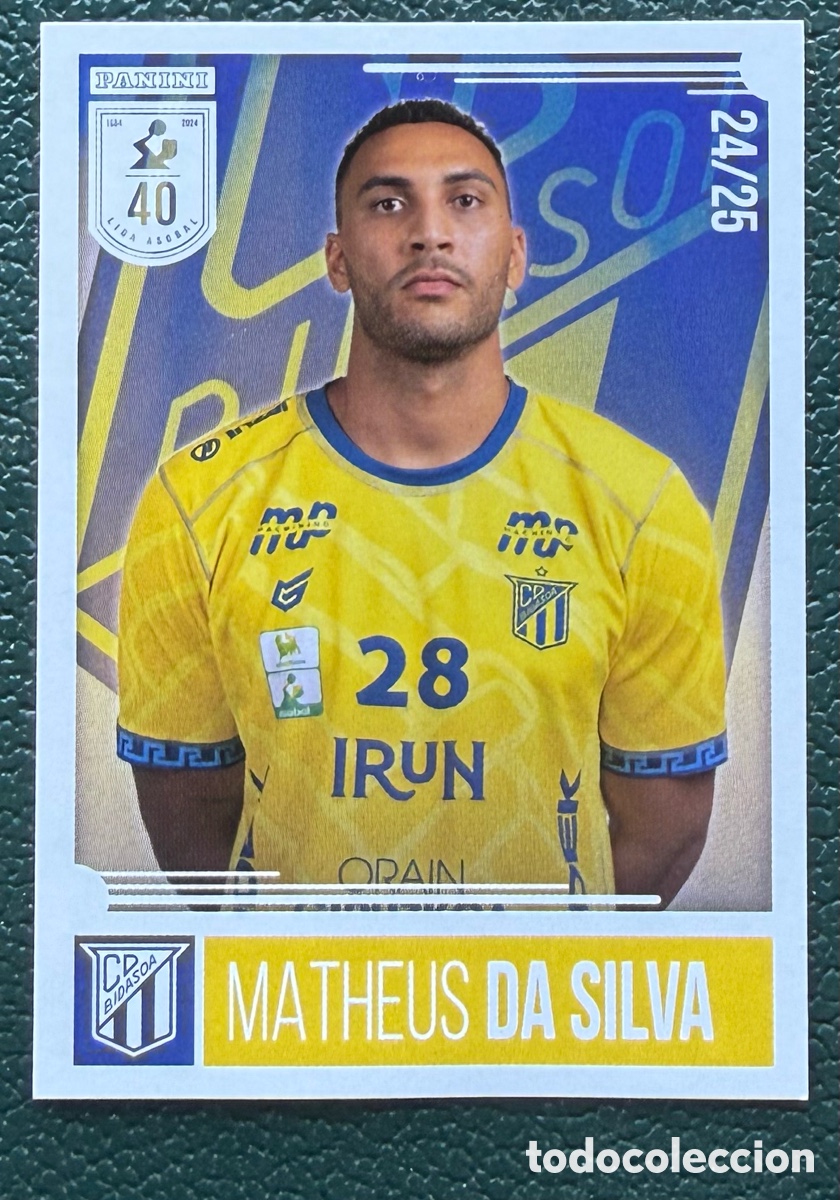 Coleccionismo deportivo: 33 MATHEUS DA SILVA BIDASOA IRUN PANINI LIGA PLENITUDE ASOBAL 2024 2025 24 25