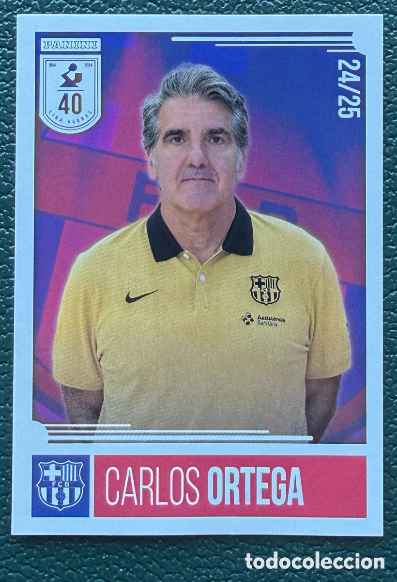 Collezionismo sportivo: 21 CARLOS ORTEGA FC BARCELONA PANINI LIGA PLENITUDE ASOBAL 2024 2025 24 25