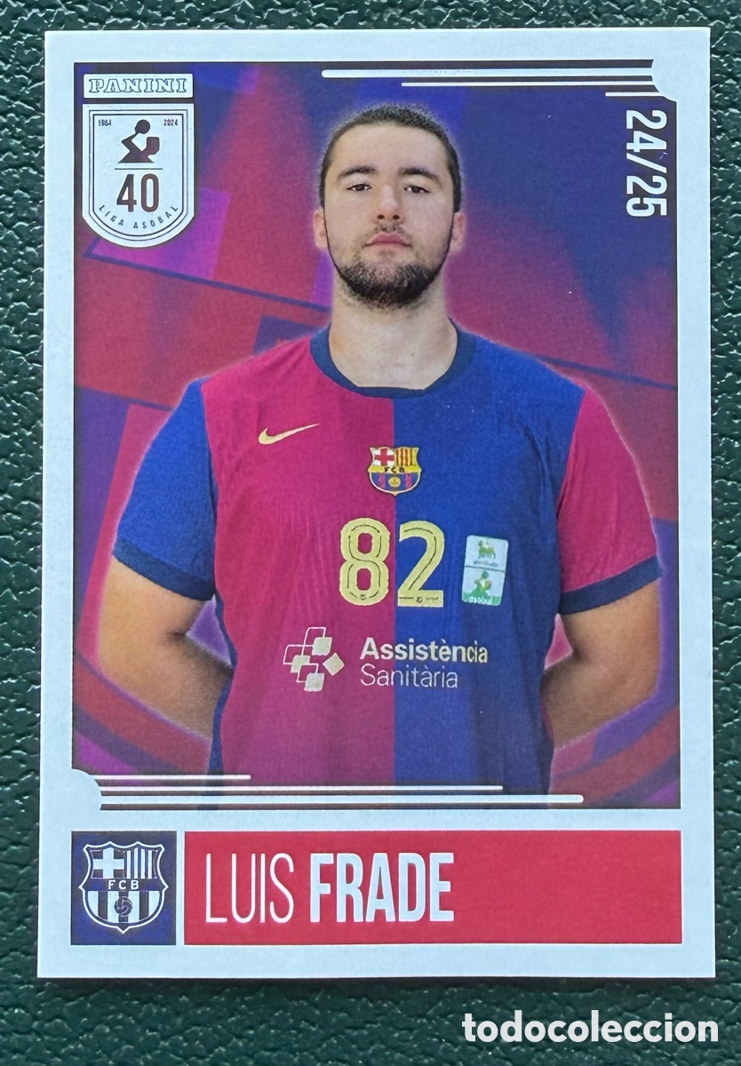 Collezionismo sportivo: 18 LUIS FRADE FC BARCELONA PANINI LIGA PLENITUDE ASOBAL 2024 2025 24 25